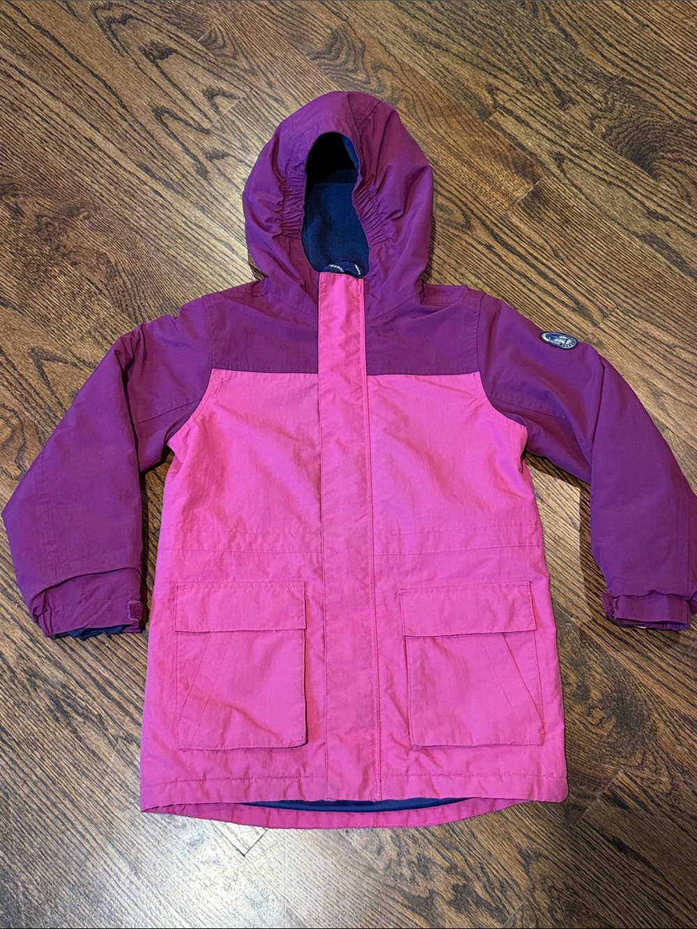 Lands End Girls Waterproof Winter Parka Coat Jacket Pink S 6-7T (Coat #2)